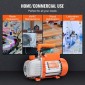 Αντλία κενού VEVOR 1/5 HP Single Stage Pump, 3,5 CFM, 220-240V AC Conditioner Conditioner Vacuum Pump, 0,6 cm SAE Αρσενική είσοδος 1,27 cm ACME, για επισκευή HVAC, Συντήρηση Ψύξης, Απασφάλιση ρητίνης