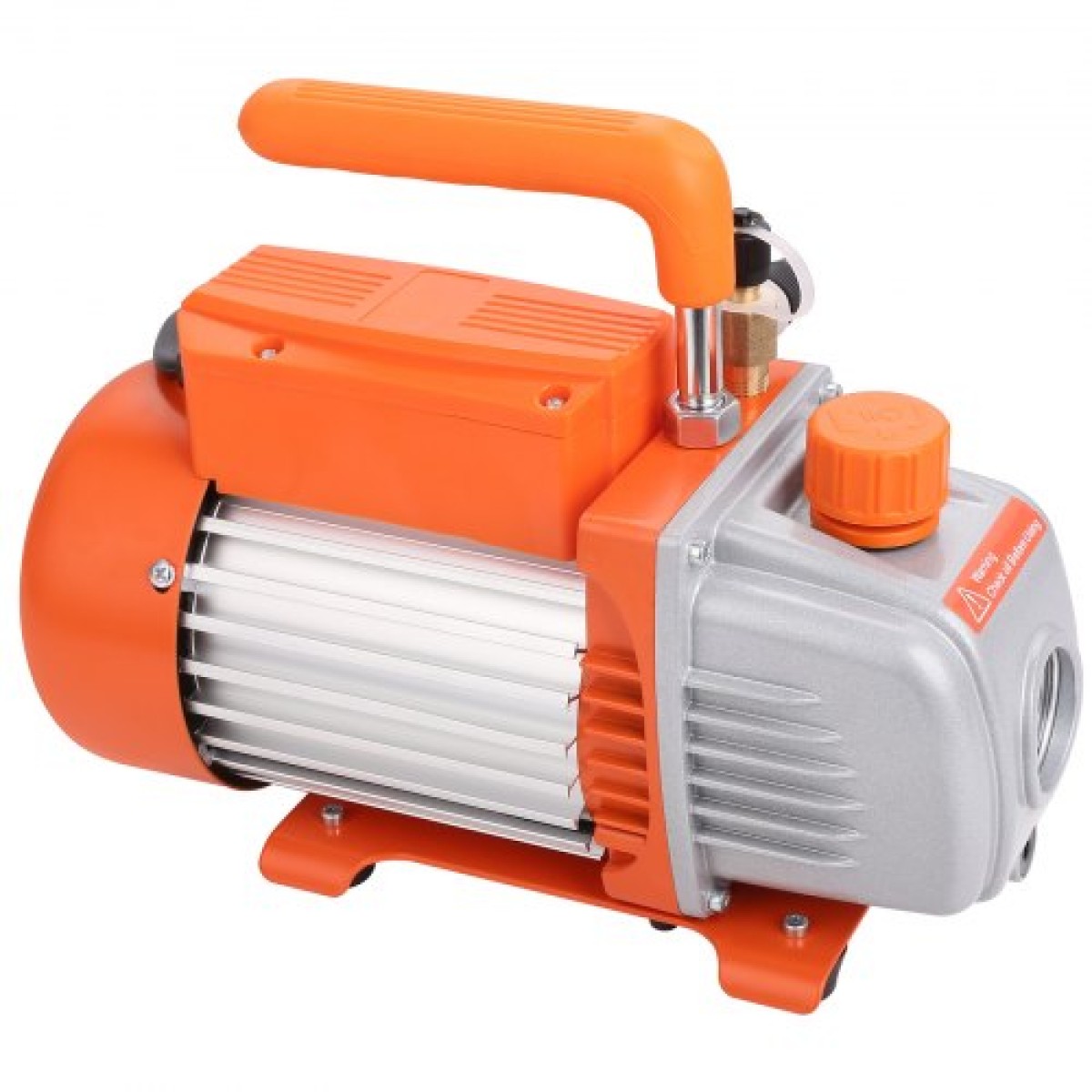 Αντλία κενού VEVOR 1/5 HP Single Stage Pump, 3,5 CFM, 220-240V AC Conditioner Conditioner Vacuum Pump, 0,6 cm SAE Αρσενική είσοδος 1,27 cm ACME, για επισκευή HVAC, Συντήρηση Ψύξης, Απασφάλιση ρητίνης