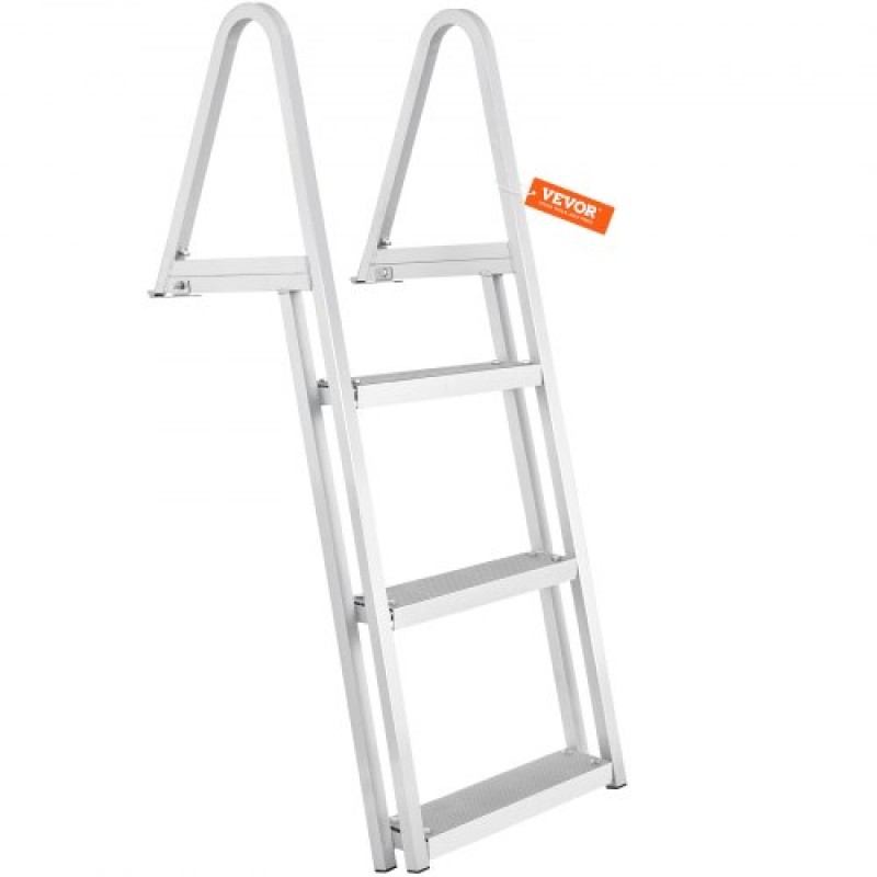 VEVOR 3-step ladder 159 kg boat ladder removable 610 x 455 x 1225 mm
