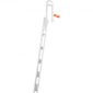 VEVOR Dock Ladder Flip Up 5 σκαλοπάτια, χωρητικότητα φόρτωσης 350 lbs, σκάλα Pontoon σκάφους αλουμινίου με πλατύ σκαλοπάτι 4" & αντιολισθητικό πεντάλ σχεδίασης, Swimm Step Ladder για επιβίβαση σε πλοίο/λίμνη/πισίνα/θαλάσσιο