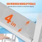 VEVOR Dock Ladder Flip Up 5 σκαλοπάτια, χωρητικότητα φόρτωσης 350 lbs, σκάλα Pontoon σκάφους αλουμινίου με πλατύ σκαλοπάτι 4" & αντιολισθητικό πεντάλ σχεδίασης, Swimm Step Ladder για επιβίβαση σε πλοίο/λίμνη/πισίνα/θαλάσσιο