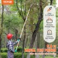 VEVOR Χειροκίνητο πριόνι κοντάρι, 4,6-9,8 ft επεκτάσιμο κλαδευτήρι δέντρων, κοφτερή ατσάλινη λεπίδα για κούρεμα ψηλών κλαδιών, χειροκίνητο κουρευτικό κλαδιών με ελαφριά λαβή από κράμα αλουμινίου, για κλάδεμα φοίνικες και θάμνους