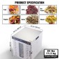 VEVOR 10 Trays Μηχανή αφυδάτωσης τροφίμων από ανοξείδωτο ατσάλι 1000W Jerky Fruit Drying
