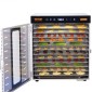 VEVOR 10 Trays Μηχανή αφυδάτωσης τροφίμων από ανοξείδωτο ατσάλι 1000W Jerky Fruit Drying