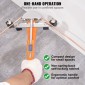 VEVOR Pipe Tube Bender, 6,4mm-22,2mm Ratcheting Tubing Bender, 90° Forward/Reverse Pipes Bending Tools with 7 Dies for HVAC Air Conditioning Refrigerator
