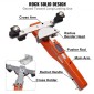 VEVOR Pipe Tube Bender, 6,4mm-22,2mm Ratcheting Tubing Bender, 90° Forward/Reverse Pipes Bending Tools with 7 Dies for HVAC Air Conditioning Refrigerator