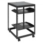 VEVOR 15U Open Frame Server Rack, 58,5-101,6cm/23-40 σε Ρυθμιζόμενο βάθος, Free Standing ή Wall Mount Network Server Rack, 4 Post AV Rack με Casters, Συγκρατεί όλο τον εξοπλισμό πληροφορικής δικτύου σας Μόντεμ AV Gear Router