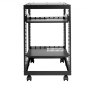 VEVOR 15U Open Frame Server Rack, 58,5-101,6cm/23-40 σε Ρυθμιζόμενο βάθος, Free Standing ή Wall Mount Network Server Rack, 4 Post AV Rack με Casters, Συγκρατεί όλο τον εξοπλισμό πληροφορικής δικτύου σας Μόντεμ AV Gear Router