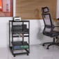 VEVOR 20U Open Frame Server Rack, 58,5-101,6cm/223-40 σε Ρυθμιζόμενο Βάθος, Free Standing ή Wall Mount Network Server Rack, 4 Post AV Rack με Casters, Συγκρατεί όλο τον εξοπλισμό πληροφορικής δικτύωσης σας Μόντεμ AV Gear Router