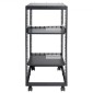 VEVOR 20U Open Frame Server Rack, 58,5-101,6cm/223-40 σε Ρυθμιζόμενο Βάθος, Free Standing ή Wall Mount Network Server Rack, 4 Post AV Rack με Casters, Συγκρατεί όλο τον εξοπλισμό πληροφορικής δικτύωσης σας Μόντεμ AV Gear Router