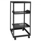 VEVOR 20U Open Frame Server Rack, 58,5-101,6cm/223-40 σε Ρυθμιζόμενο Βάθος, Free Standing ή Wall Mount Network Server Rack, 4 Post AV Rack με Casters, Συγκρατεί όλο τον εξοπλισμό πληροφορικής δικτύωσης σας Μόντεμ AV Gear Router