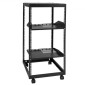 VEVOR 20U Open Frame Server Rack, 58,5-101,6cm/223-40 σε Ρυθμιζόμενο Βάθος, Free Standing ή Wall Mount Network Server Rack, 4 Post AV Rack με Casters, Συγκρατεί όλο τον εξοπλισμό πληροφορικής δικτύωσης σας Μόντεμ AV Gear Router