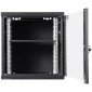 VEVOR 12U Wall Mount Network Server Cabinet, 39,4cm/15,5" Deep, Server Rack Cabinet Enclosure, 90 kg/200 lbs Μέγιστη χωρητικότητα φόρτωσης στο έδαφος, με πλευρικά πάνελ γυάλινης πόρτας κλειδώματος, για εξοπλισμό πληροφορικής, συσκευή A/V