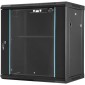 VEVOR 12U Wall Mount Network Server Cabinet, 39,4cm/15,5" Deep, Server Rack Cabinet Enclosure, 90 kg/200 lbs Μέγιστη χωρητικότητα φόρτωσης στο έδαφος, με πλευρικά πάνελ γυάλινης πόρτας κλειδώματος, για εξοπλισμό πληροφορικής, συσκευή A/V