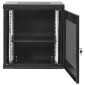 VEVOR 12U Wall Mount Network Server Cabinet, 39,4cm/15,5" Deep, Server Rack Cabinet Enclosure, 90kg/200 lbs Μέγιστη χωρητικότητα φορτίου στο έδαφος, με πλευρικά πάνελ πόρτας κλειδώματος, για εξοπλισμό πληροφορικής, συσκευές A/V