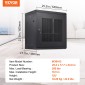 VEVOR 12U Wall Mount Network Server Cabinet, 39,4cm/15,5" Deep, Server Rack Cabinet Enclosure, 90kg/200 lbs Μέγιστη χωρητικότητα φορτίου στο έδαφος, με πλευρικά πάνελ πόρτας κλειδώματος, για εξοπλισμό πληροφορικής, συσκευές A/V