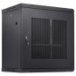 VEVOR 12U Wall Mount Network Server Cabinet, 39,4cm/15,5" Deep, Server Rack Cabinet Enclosure, 90kg/200 lbs Μέγιστη χωρητικότητα φορτίου στο έδαφος, με πλευρικά πάνελ πόρτας κλειδώματος, για εξοπλισμό πληροφορικής, συσκευές A/V
