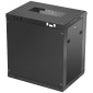 VEVOR 12U Wall Mount Network Server Cabinet, 39,4cm/15,5" Deep, Server Rack Cabinet Enclosure, 90kg/200 lbs Μέγιστη χωρητικότητα φορτίου στο έδαφος, με πλευρικά πάνελ πόρτας κλειδώματος, για εξοπλισμό πληροφορικής, συσκευές A/V