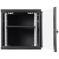 VEVOR 9U Wall Mount Network Server Cabinet, 60x45x50cm, 39,4 cm Deep, Server Rack Cabinet Enclosure, 90,7 kg Μέγ.Χωρητικότητα φόρτωσης στο έδαφος, με πλευρικά πάνελ γυάλινης πόρτας κλειδώματος, για εξοπλισμό πληροφορικής, συσκευές A/V