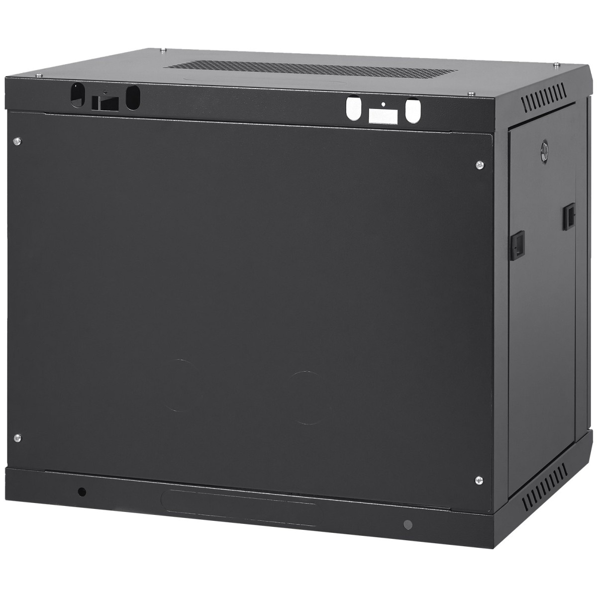 VEVOR 9U Wall Mount Network Server Cabinet, 60x45x50cm, 39,4 cm Deep, Server Rack Cabinet Enclosure, 90,7 kg Μέγ.Χωρητικότητα φόρτωσης στο έδαφος, με πλευρικά πάνελ γυάλινης πόρτας κλειδώματος, για εξοπλισμό πληροφορικής, συσκευές A/V