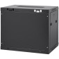 VEVOR 9U Wall Mount Network Server Cabinet, 60x45x50cm, 39,4 cm Deep, Server Rack Cabinet Enclosure, 90,7 kg Μέγ.Χωρητικότητα φόρτωσης στο έδαφος, με πλευρικά πάνελ γυάλινης πόρτας κλειδώματος, για εξοπλισμό πληροφορικής, συσκευές A/V