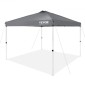 Σκηνή με κουβούκλιο VEVOR Pop Up, 10 x 10 πόδια, 250 D PU ασημένια επίστρωση, με φορητή τσάντα κυλίνδρου και 4 σακούλες άμμου, αδιάβροχο κιόσκι για πάρτι, κάμπινγκ, εμπορικές εκδηλώσεις, σκούρο γκρι