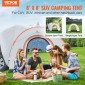 Σκηνή κάμπινγκ VEVOR SUV, Εξάρτημα 8'-8' SUV Tent Attachment για Κάμπινγκ με στρώμα βροχής και τσάντα μεταφοράς, αδιάβροχη σκηνή φορτηγού διπλής στρώσης PU2000mm, φιλοξενία 6-8 ατόμων, πίσω σκηνή για Van Hatch πίσω πόρτα