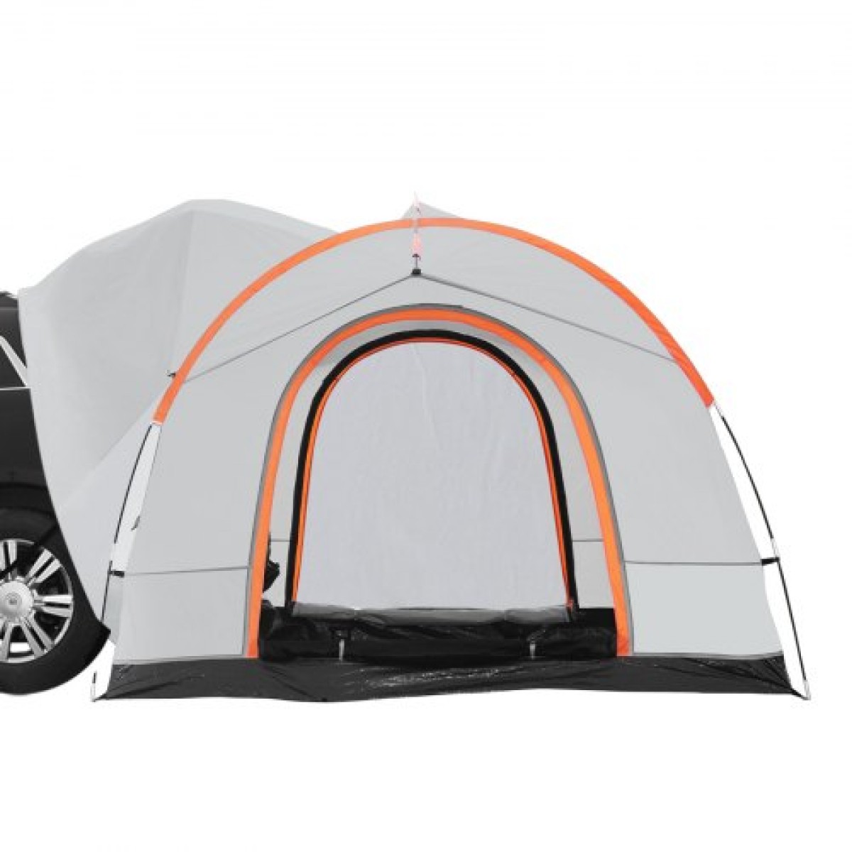 Σκηνή κάμπινγκ VEVOR SUV, Εξάρτημα 8'-8' SUV Tent Attachment για Κάμπινγκ με στρώμα βροχής και τσάντα μεταφοράς, αδιάβροχη σκηνή φορτηγού διπλής στρώσης PU2000mm, φιλοξενία 6-8 ατόμων, πίσω σκηνή για Van Hatch πίσω πόρτα