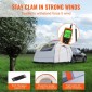 Σκηνή κάμπινγκ VEVOR SUV, Εξάρτημα 8'-8' SUV Tent Attachment για Κάμπινγκ με στρώμα βροχής και τσάντα μεταφοράς, αδιάβροχη σκηνή φορτηγού διπλής στρώσης PU2000mm, φιλοξενία 6-8 ατόμων, πίσω σκηνή για Van Hatch πίσω πόρτα
