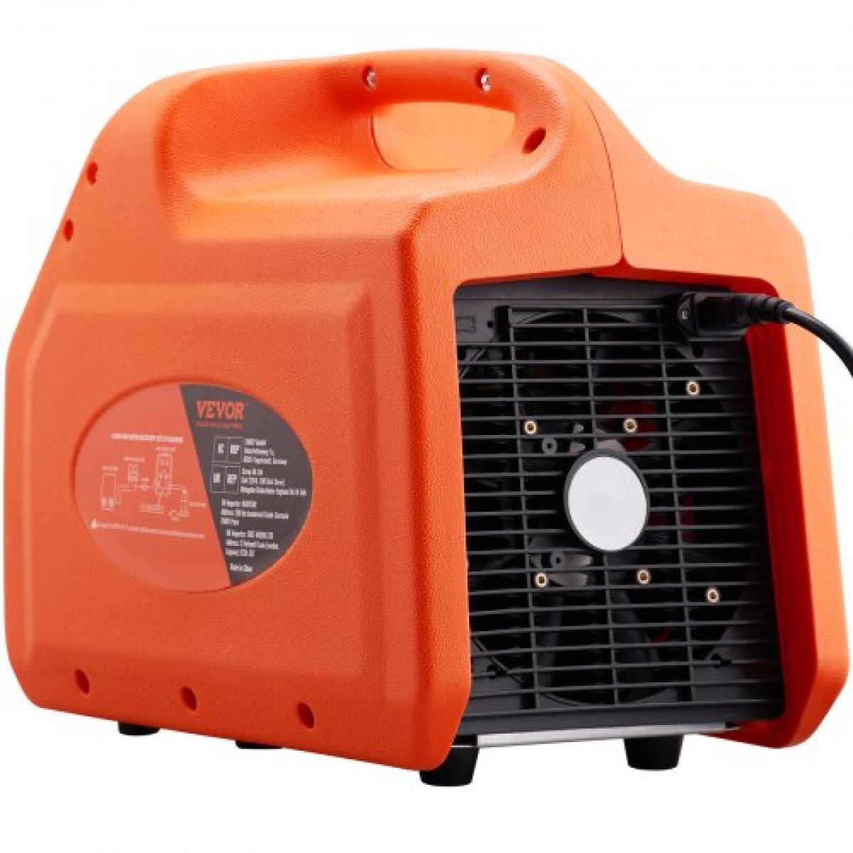 VEVOR Portable 3/4 HP Refrigerant Recovery Machine - AC Recovery Machine with High Pressure Protection 220-240V 60Hz Recovery Machine HVAC for Vapor Liquid Refrigerant, Car Conditioning