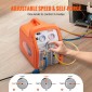 VEVOR Portable 3/4 HP Refrigerant Recovery Machine - AC Recovery Machine with High Pressure Protection 220-240V 60Hz Recovery Machine HVAC for Vapor Liquid Refrigerant, Car Conditioning