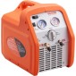 VEVOR Portable 3/4 HP Refrigerant Recovery Machine - AC Recovery Machine with High Pressure Protection 220-240V 60Hz Recovery Machine HVAC for Vapor Liquid Refrigerant, Car Conditioning