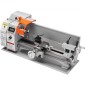 VEVOR Mini Metal Lathe Machine, 17,8 cm x 40,7 cm, 800W Precision Benchtop Power Metal Lathe, 150-2500 RPM Συνεχώς μεταβλητή ταχύτητα, με 9,9 cm 3-σιαγόνι μεταλλικό τσοκ εργαλειοθήκη για επεξεργασία ανταλλακτικών ακριβείας