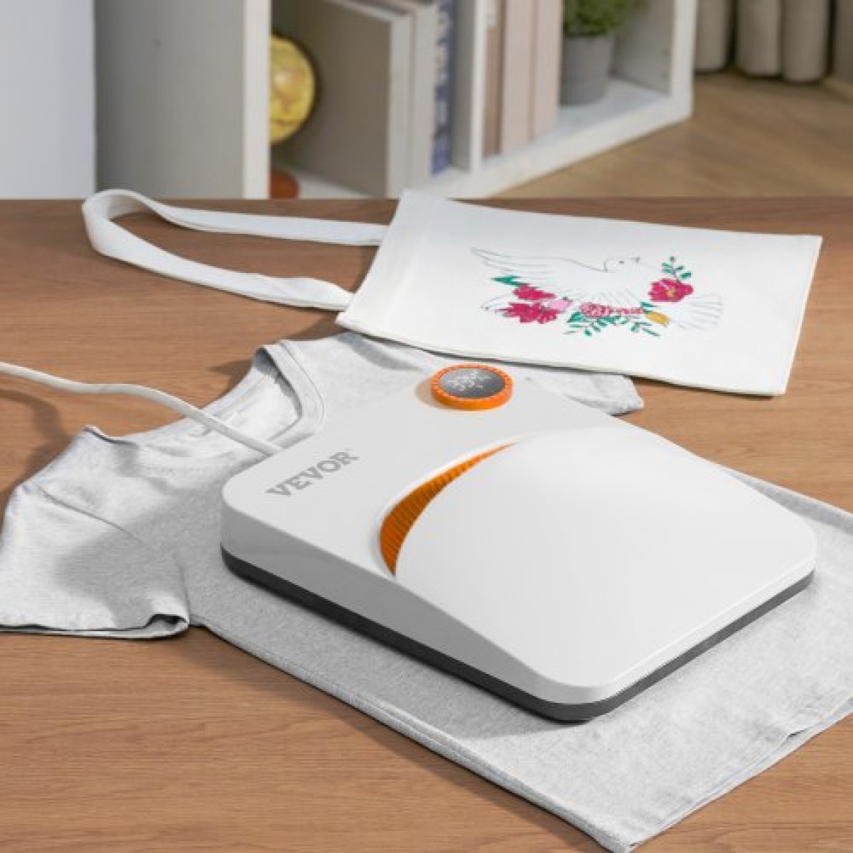 VEVOR Heat Press 30,5 cm x 25,4 cm Φορητό μπλουζάκι Easy Press Sublimation Transfer DIY