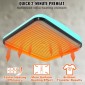 VEVOR Heat Press 9 x 9 in/22,9 x 22,9 cm Φορητό μπλουζάκι Easy Press Sublimation Transfer DIY