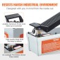 VEVOR Air Hydraulic Pump, 6895 bar 1,9L Reservoir, NPT 10mm Oil Outlet, NPT 6,4mm Pipe, 2m Pipe, Foot Actuated Hydraulic Pump Air Treadle for Auto Body Frame Machines and Pulling Post, Γκρι