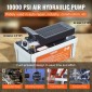 VEVOR Air Hydraulic Pump, 6895 bar 1,9L Reservoir, NPT 10mm Oil Outlet, NPT 6,4mm Pipe, 2m Pipe, Foot Actuated Hydraulic Pump Air Treadle for Auto Body Frame Machines and Pulling Post, Γκρι