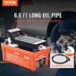 VEVOR Air Hydraulic Pump, 6895 bar 1.9L Reservoir, NPT 10mm Oil Outlet, NPT 6.4mm Pipe, Foot Actuated Hydraulic Pump Air Treadle for Auto Body Frame Machines and Pulling Post, Πορτοκαλί