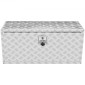 VEVOR Underbody Truck Box, 36"×24"×24" Pickup Storage Box, Heavy Duty Aluminum Diamond Plate Tool Box με κλειδαριά και κλειδιά, Αδιάβροχο κουτί αποθήκευσης τρέιλερ με μάνταλο T-handle για φορτηγό, φορτηγό, ρυμουλκούμενο