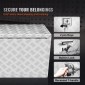VEVOR Underbody Truck Box, 48"×24"×24" Pickup Storage Box, Heavy Duty Aluminium Diamond Plate Tool Box με κλειδαριά και κλειδιά, Αδιάβροχο κουτί αποθήκευσης τρέιλερ με μάνταλο T-handle για φορτηγό, φορτηγό, τρέιλερ