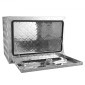 VEVOR Underbody Truck Box, 61 x 35,6 x 40,6 cm Pickup Storage Box, Heavy Duty Aluminium Diamond Plate Tool Box με κλειδαριά και κλειδιά, Αδιάβροχο κουτί αποθήκευσης τρέιλερ με μάνταλο T-Handle για φορτηγό, φορτηγό, τρέιλερ