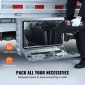 VEVOR Underbody Truck Box, 61 x 35,6 x 40,6 cm Pickup Storage Box, Heavy Duty Aluminium Diamond Plate Tool Box με κλειδαριά και κλειδιά, Αδιάβροχο κουτί αποθήκευσης τρέιλερ με μάνταλο T-Handle για φορτηγό, φορτηγό, τρέιλερ