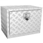 VEVOR Underbody Truck Box, 61 x 35,6 x 40,6 cm Pickup Storage Box, Heavy Duty Aluminium Diamond Plate Tool Box με κλειδαριά και κλειδιά, Αδιάβροχο κουτί αποθήκευσης τρέιλερ με μάνταλο T-Handle για φορτηγό, φορτηγό, τρέιλερ