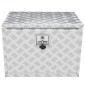 VEVOR Underbody Truck Box, 61 x 35,6 x 40,6 cm Pickup Storage Box, Heavy Duty Aluminium Diamond Plate Tool Box με κλειδαριά και κλειδιά, Αδιάβροχο κουτί αποθήκευσης τρέιλερ με μάνταλο T-Handle για φορτηγό, φορτηγό, τρέιλερ