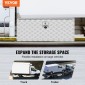 VEVOR Underbody Truck Box, 914 x 355 x 405 mm Pickup Storage Box, Heavy Duty Diamond Plate Tool Box με κλειδαριά και κλειδιά, αδιάβροχο κουτί αποθήκευσης τρέιλερ με μάνταλο T-handle για φορτηγό, φορτηγό, ρυμουλκούμενο