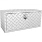 VEVOR Underbody Truck Box, 914 x 430 x 460 mm Pickup Storage Box, Heavy Duty Diamond Plate Tool Box με κλειδαριά και κλειδιά, αδιάβροχο κουτί αποθήκευσης τρέιλερ με μάνταλο T-handle για φορτηγό, φορτηγό, ρυμουλκούμενο