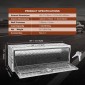 VEVOR Underbody Truck Box, 1219 x 430 x 460 mm Pickup Storage Box, Heavy Duty Aluminium Diamond Plate Tool Box με κλειδαριά και κλειδιά, Αδιάβροχο κουτί αποθήκευσης τρέιλερ με μάνταλο T-handle για φορτηγό, φορτηγό, ρυμουλκούμενο