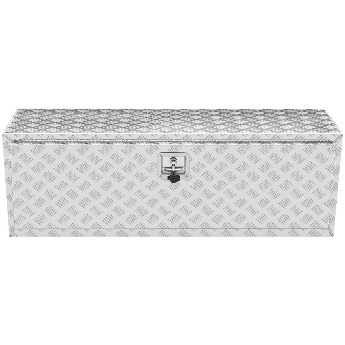 VEVOR Underbody Truck Box, 1219 x 430 x 460 mm Pickup Storage Box, Heavy Duty Aluminium Diamond Plate Tool Box με κλειδαριά και κλειδιά, Αδιάβροχο κουτί αποθήκευσης τρέιλερ με μάνταλο T-handle για φορτηγό, φορτηγό, ρυμουλκούμενο