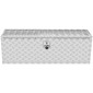 VEVOR Underbody Truck Box, 1219 x 430 x 460 mm Pickup Storage Box, Heavy Duty Aluminium Diamond Plate Tool Box με κλειδαριά και κλειδιά, Αδιάβροχο κουτί αποθήκευσης τρέιλερ με μάνταλο T-handle για φορτηγό, φορτηγό, ρυμουλκούμενο