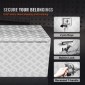 VEVOR Underbody Truck Box, 1524 x 610 x 610 mm Pickup Storage Box, Heavy Duty Aluminium Diamond Plate Tool Box με κλειδαριά και κλειδιά, Αδιάβροχο κουτί αποθήκευσης τρέιλερ με μάνταλο T-Handle για φορτηγό, φορτηγό, ρυμουλκούμενο